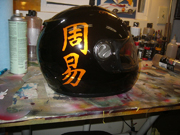 Chyna helmet with mohawk