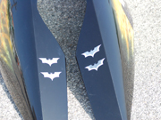 Batman and Joker cruiser motorcycle paint job