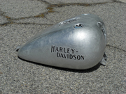 Silverleaf Harley Davidson cruiser tank