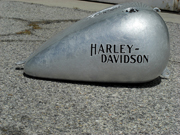 Silverleaf Harley Davidson cruiser tank
