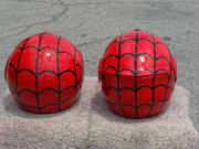 Full Face Visor Graphics helmet with Spiderman Design