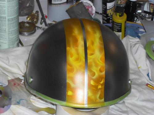 Fire Stripe Helmet