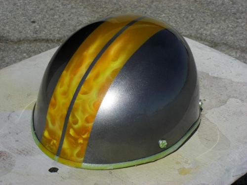 Fire Stripe Helmet