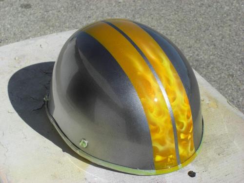 Fire Stripe Helmet