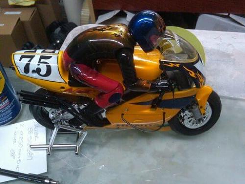 Custom Painted RC Motorcycle