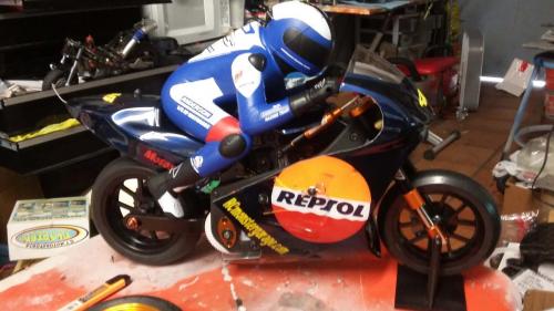 Custom Painted Repsol RC Motorcycle