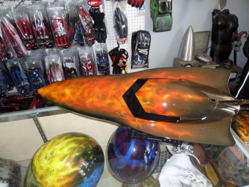 RC Boat with True Fire Flames