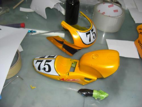 Custom Painted RC Motorcycle