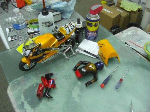 Custom Painted RC Motorcycle