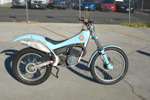 Gulf Oil Custom Painted Trials Bike