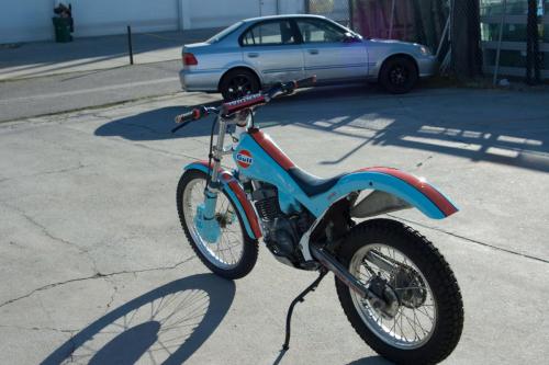 Gulf Oil Custom Painted Trials Bike