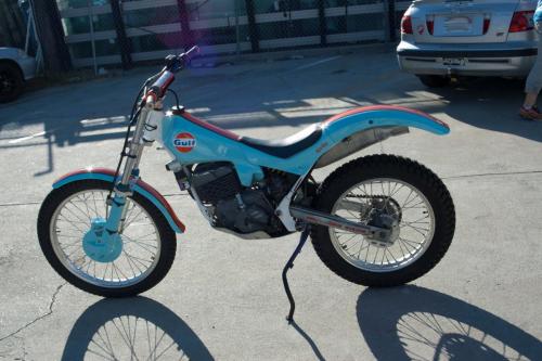 Gulf Oil Custom Painted Trials Bike