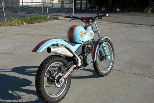 Gulf Oil Custom Painted Trials Bike