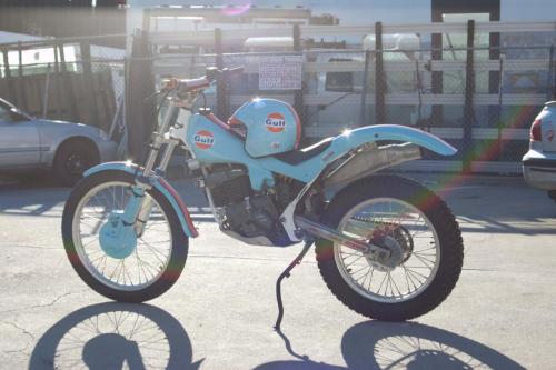 Gulf Oil Custom Painted Trials Bike