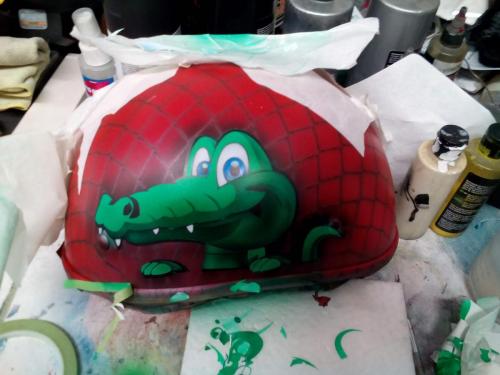 Alligator Half Helmet