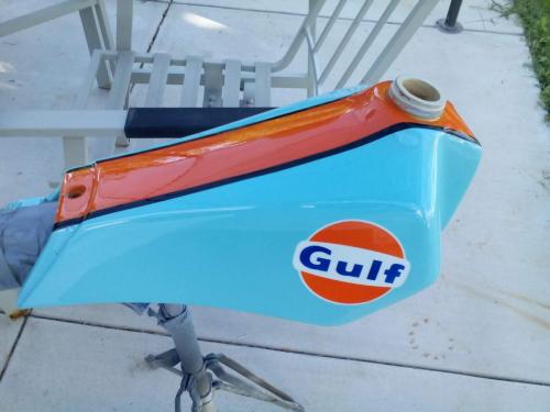 Gulf Oil Custom Painted Trials Bike