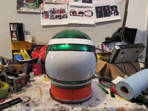 Toyota Racing Helmet for Commercial Shoot- Metallic Green