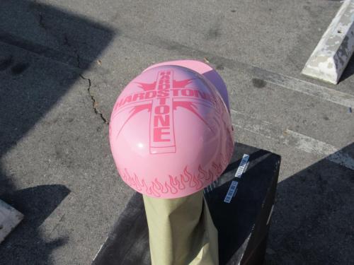 Rapper Hardstone Baseball Cap Pink + Hello Kitty Helmet