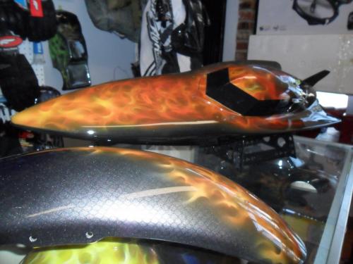 RC Boat with True Fire Flames