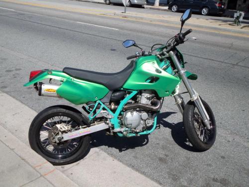 Kawasaki Custom Green Supermoto