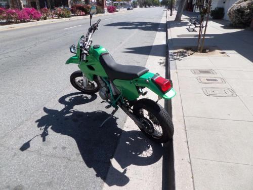 Kawasaki Custom Green Supermoto